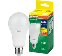 Лампочка светодиодная Osram LED Value груша (А), 3000лм, 30Вт (замена 300Вт), 2700К, E27 4058075696594