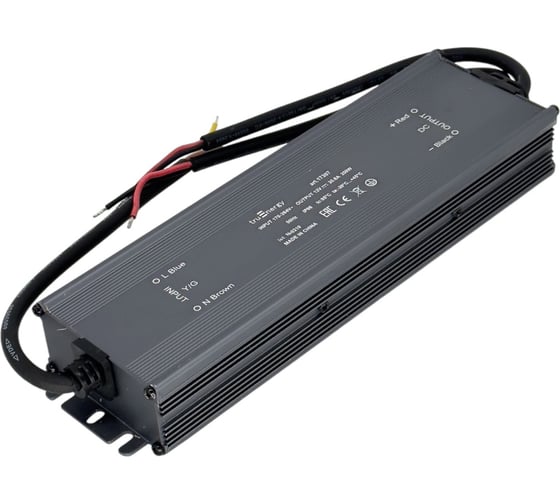 Блок питания для светодиодной ленты truEnergy 12V, 250W, IP68, алюминий, 235x75x36мм 17307 1