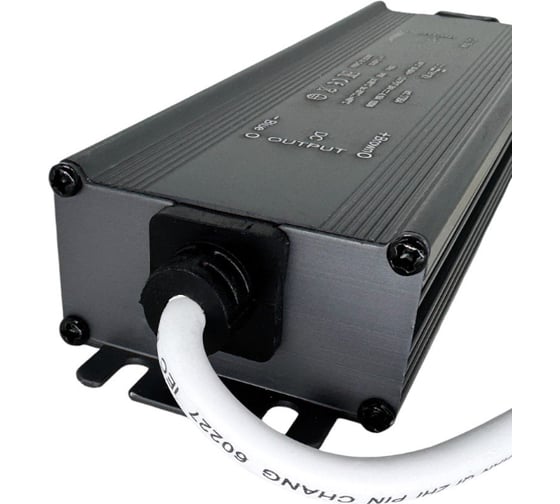 Блок питания для светодиодной ленты truEnergy 12V, 100W, IP68, алюминий, 190x55x30мм 17304