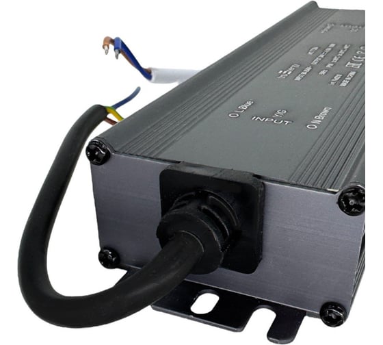 Блок питания для светодиодной ленты truEnergy 12V, 100W, IP68, алюминий, 190x55x30мм 17304
