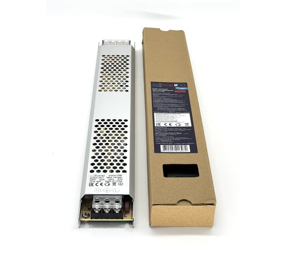Блок питания для светодиодной ленты truEnergy 24V, 400W, IP20, алюминий, 358x53x22мм 17585