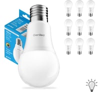 Светодиодная лампа Geniled Энергосберегающая E27 A65 16Вт 4000K 90Ra Груша 10 шт 01374_4000_10