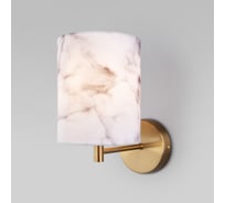 Настенный светильник Eurosvet Brume с тканевым абажуром 60174/1 латунь a069022