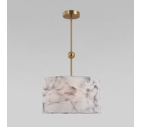 Потолочный светильник Eurosvet Brume с тканевым абажуром 60174/3 латунь a069023