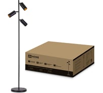 Светильник напольный под лампу IN HOME ТНО 07-3хGU10-BB 230В черный плафон, черный корпус 4690612057019