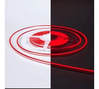 Неон ELEGANZ 24В 7Вт/м Красный, IP65, Светодиодная лента 6х12мм, шаг резки - 5см, 5м бухта, EL-N24-96R
