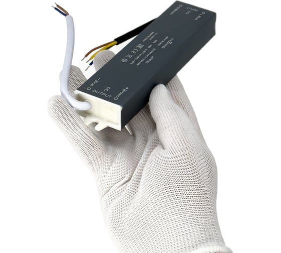 Блок питания truEnergy для светодиодной ленты 24V 60W IP68 алюминий 170x40x22мм 17353