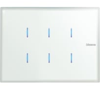 Сенсорная панель управления Legrand KNX Axolute 6-канальная, прозрачное стекло HS4657M3KNX