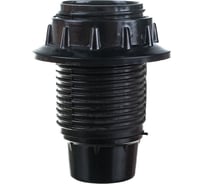 Патрон DORI Е-14, карболитовый с кольцом (черный)50 шт 1045762