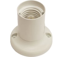 Патрон DORI Е-27, потолочный прямой термостойкий пластик (белый)50 шт 1045823