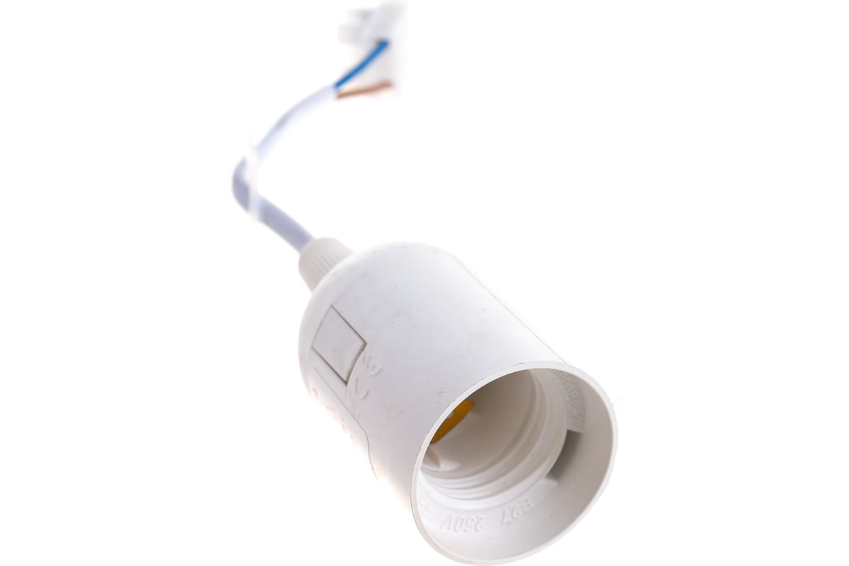 Патрон DORI Е-27, подвесной с клеммной колодкой (белый) 50 шт 1045236 ...