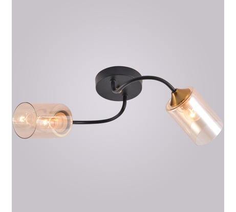 Потолочный светильник ReLuce 01608-0.3-02 BK+BRASS