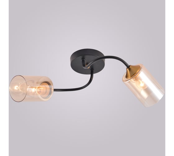 Потолочный светильник ReLuce 01608-0.3-02 BK+BRASS