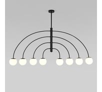 Потолочный светильник Eurosvet со стеклянным плафоном 30179/8 черный a069122