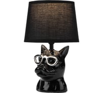 Светильник REXANT декоративный настольный МОБИ "Бульдог", с цоколем Е14, 40Вт, цвет черный 603-1016