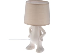 Светильник REXANT декоративный Человечек, белый с белым абажуром, Е27 603-1037