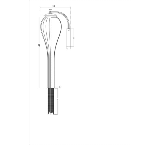 Бра ARTE LAMP WATERFALL A1577AP-1GO