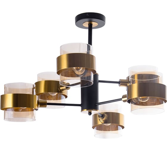 Люстра на штанге ARTE LAMP CARLO A8205SP-6BK 1