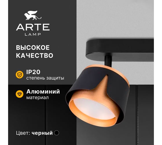 Спот ARTE LAMP AMAKS A8028PL-4BK