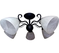 Люстра JUPITER LIGHTING N 1376/5 черный-5х60W E27 230V, 55-55-30 N 1376