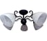 Люстра JUPITER LIGHTING N 1376/5 черный-5х60W E27 230V, 55-55-30 N 1376 1