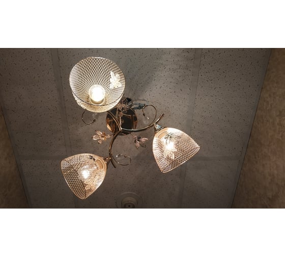 Люстра JUPITER LIGHTING золото-3х60W E27 230V, 24 см-44 см-44 см MО 85-5008/3