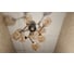 Люстра JUPITER LIGHTING хром+тем корич 6х60W E27 230V, 25 см-60 см-60 MО 85-1187B/6 9