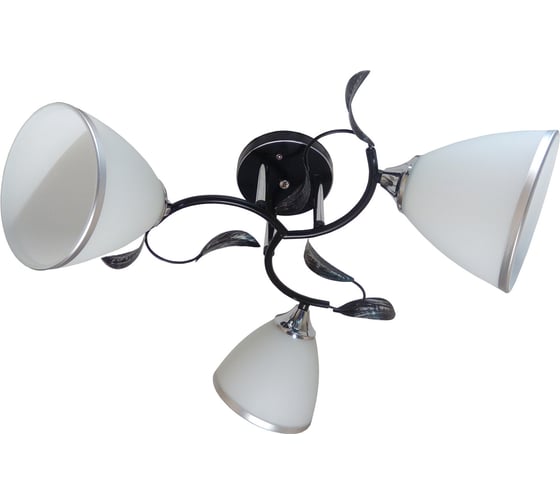 Люстра JUPITER LIGHTING черный+хром-3х60W E27 230V, 24-60-60 N10-2709/3 1
