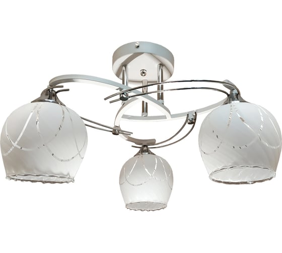 Люстра JUPITER LIGHTING Тея сфера белый-3х60W E27 230V, 27-50-50 N10-2008/3 1