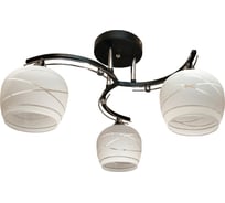 Люстра JUPITER LIGHTING Нити сфера хром, венге-3х60W E27 230V, 50-50-29 N01-15С79/3