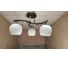 Люстра JUPITER LIGHTING Нити сфера хром, венге-3х60W E27 230V, 50-50-29 N01-15С79/3 2