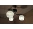 Люстра JUPITER LIGHTING Нити сфера хром, венге-3х60W E27 230V, 50-50-29 N01-15С79/3 6