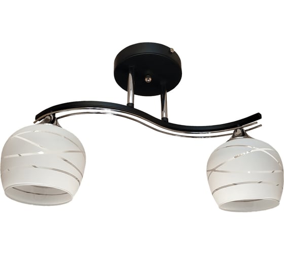 Люстра JUPITER LIGHTING Нити сфера хром, венге-2х60W E27 230V N01-15С79/2