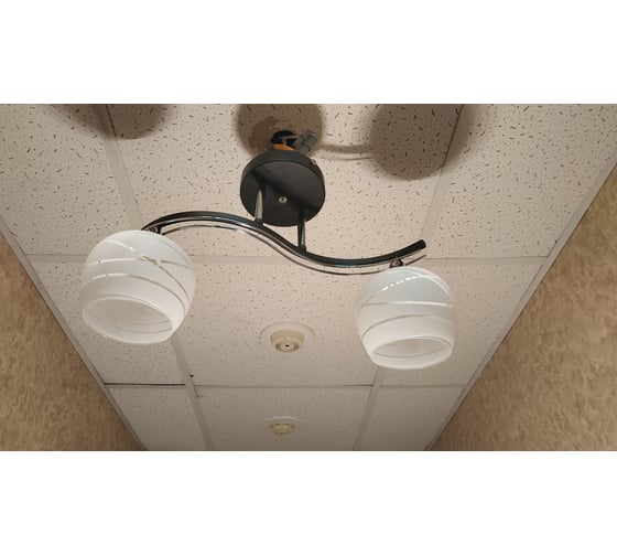 Люстра JUPITER LIGHTING Нити сфера хром, венге-2х60W E27 230V N01-15С79/2