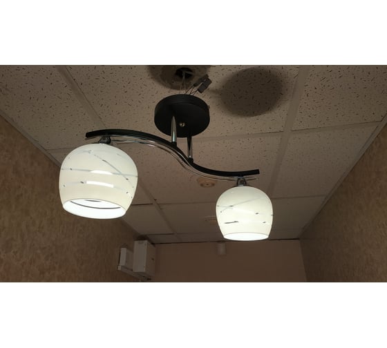 Люстра JUPITER LIGHTING Нити сфера хром, венге-2х60W E27 230V N01-15С79/2