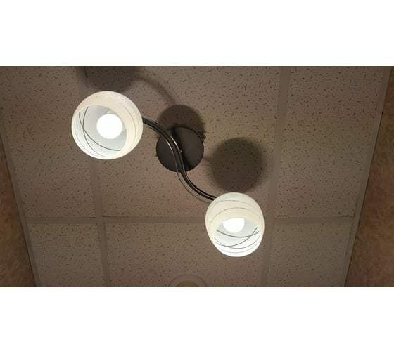 Люстра JUPITER LIGHTING Нити сфера хром, венге-2х60W E27 230V N01-15С79/2
