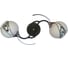 Люстра JUPITER LIGHTING черный-2х60W E27 230V, 18-45-22 A 1956/2 1