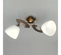 Люстра JUPITER LIGHTING хром, венге-2х60W E27 230V, 28-48-20 N01-1715/2