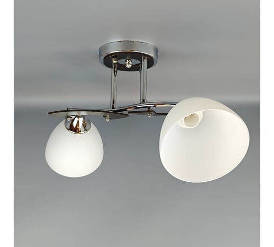 Люстра JUPITER LIGHTING хром, венге-2х60W E27 230V, 28-48-20 N01-1715/2