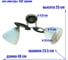 Люстра JUPITER LIGHTING хром, венге-2х60W E27 230V, 28-48-20 N01-1715/2 5