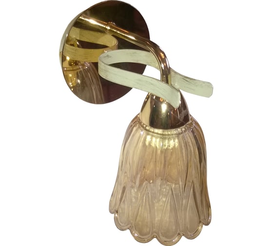 Бра JUPITER LIGHTING белая патина-1х60W E14 230V, 22-12-20 87009/1
