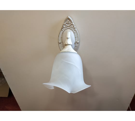 Бра JUPITER LIGHTING N 1261/1 Купава белая патина-1х60W E27 230V, 23-12-28 N 1261