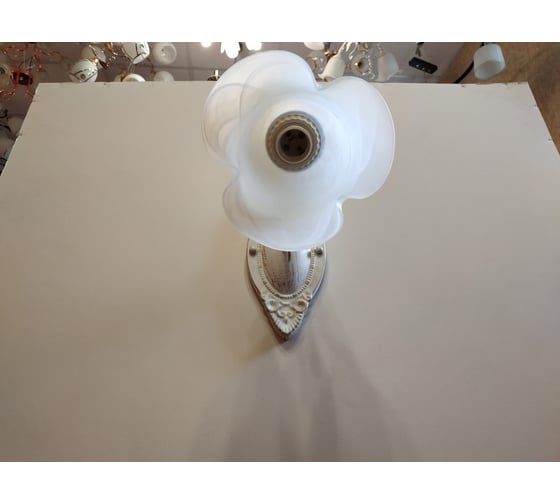Бра JUPITER LIGHTING N 1261/1 Купава белая патина-1х60W E27 230V, 23-12-28 N 1261