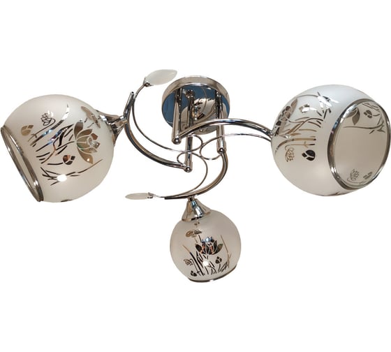 Люстра JUPITER LIGHTING хром-3х60W E27 230V, 25-d 50 A 1789/3