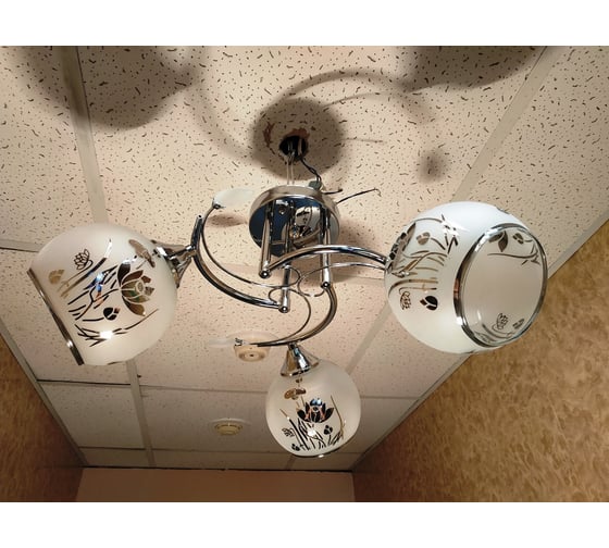 Люстра JUPITER LIGHTING хром-3х60W E27 230V, 25-d 50 A 1789/3