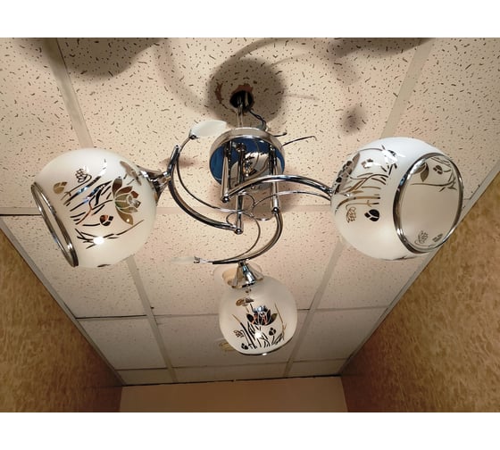 Люстра JUPITER LIGHTING хром-3х60W E27 230V, 25-d 50 A 1789/3