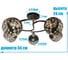 Люстра JUPITER LIGHTING 5х60W E27 230V MО 85-1210B/5 10