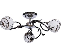 Люстра JUPITER LIGHTING черный хром-3х60W E27 230V, 18-d56 K 0704/3