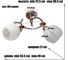 Люстра JUPITER LIGHTING хром-2х60W E27 230V, 50-20-31 N10-2889/2 10