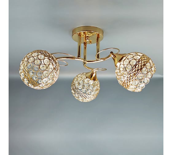 Люстра JUPITER LIGHTING золото-3х60W E27 230V N10-2725/3 1